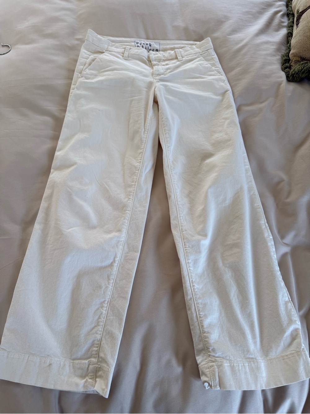 Frank & Eileen Cream Cotton Pants